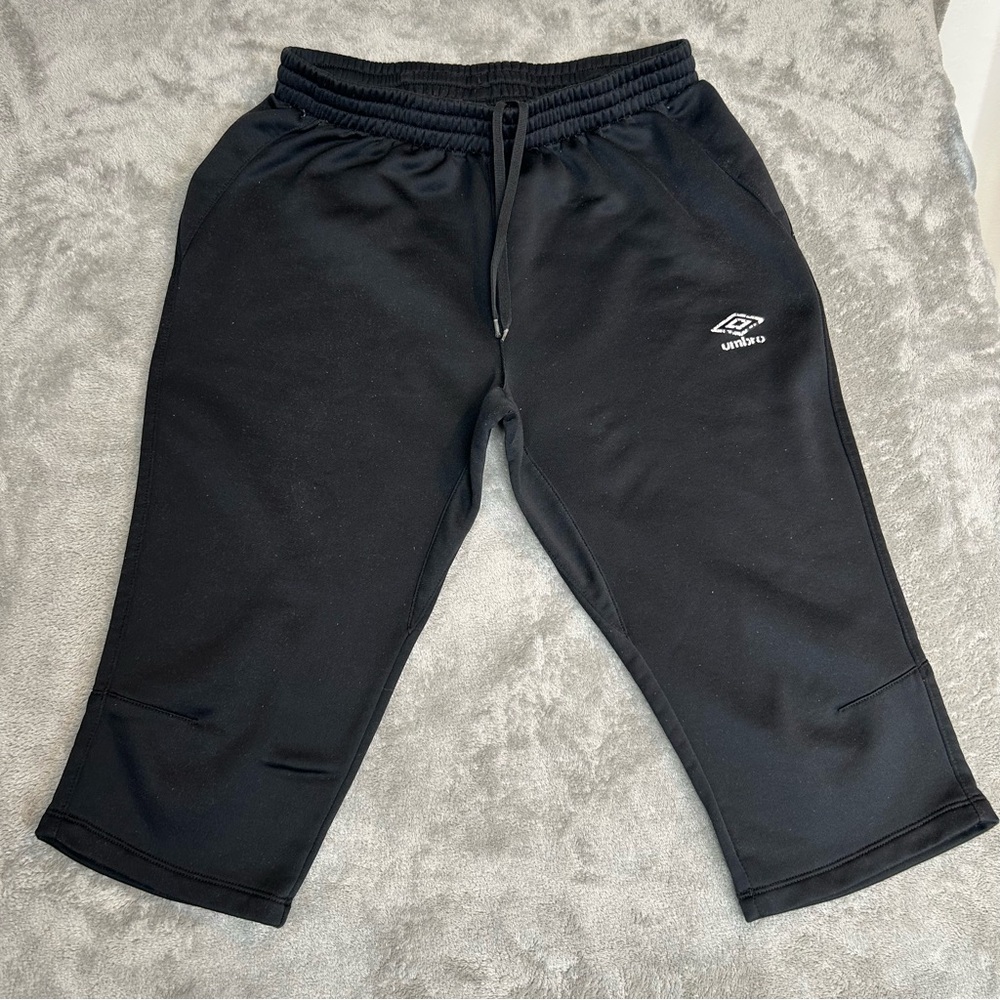Umbro Men's 3/4 Training Pants‎ Color Black Size Large
